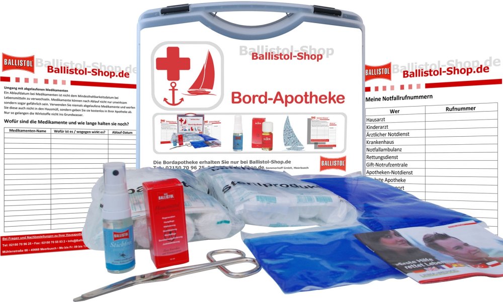 Bordapotheke für Skipper Bordapotheke für Skipper