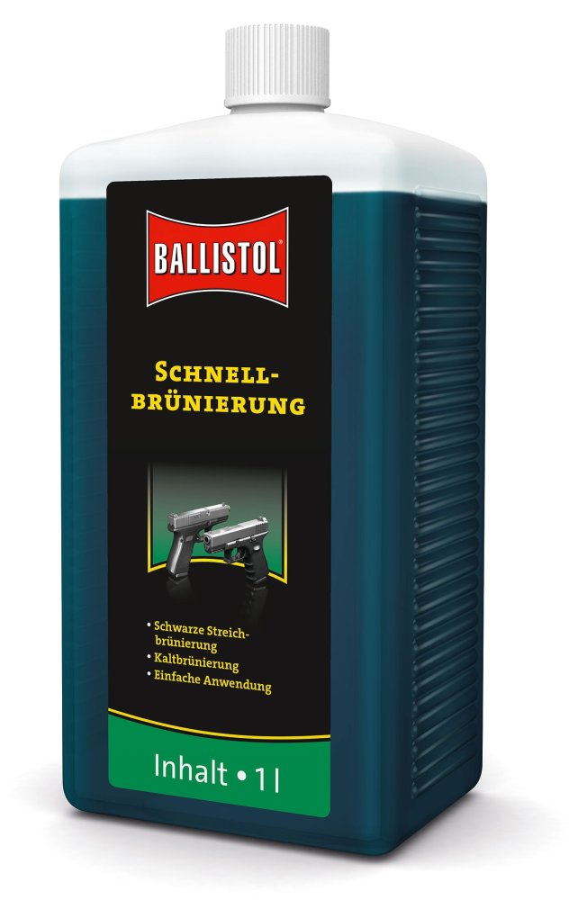 Schnellbrünierung von Klever für Eisen und Stahl 1000 ml Brünierung Schnellbrünierung von Klever für Eisen und Stahl 1000 ml Brünierung