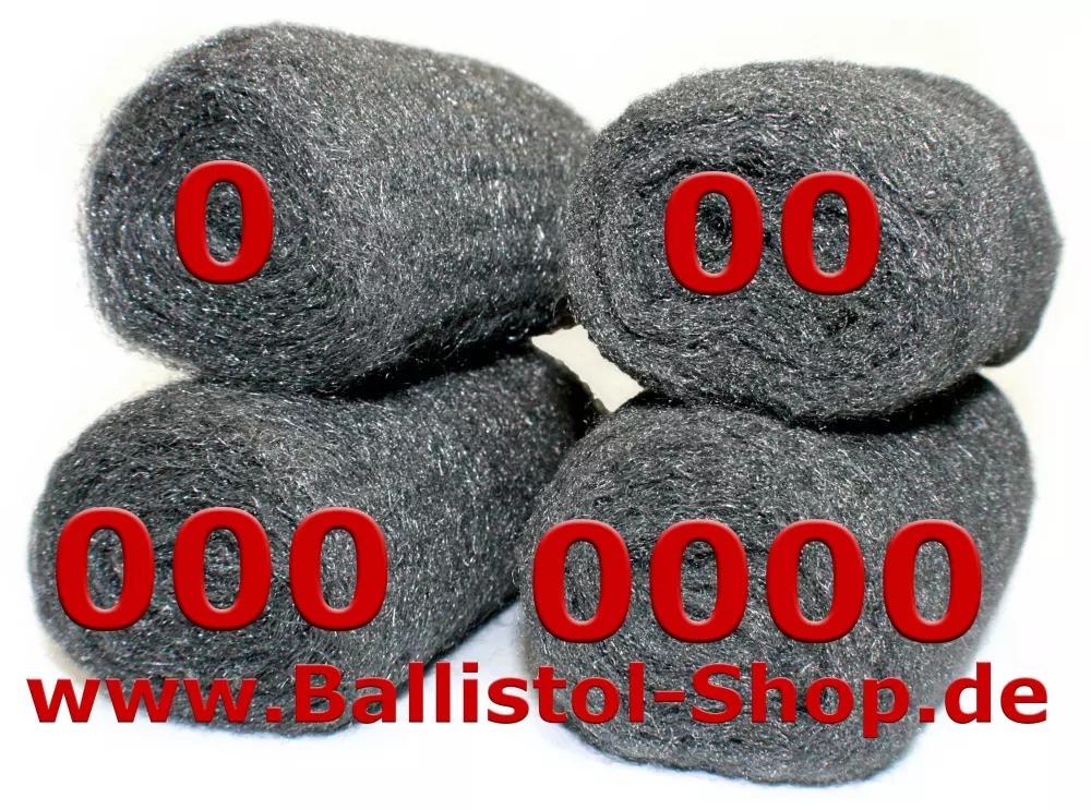 Stahlwolle lose 1 kg Stärkegrad 0000 aufrauen & säubern 