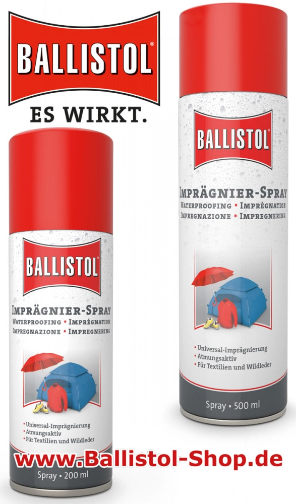 Ballistol Pluvonin Spray Impermeabilizzante Ideale per Outdoor 200 ml –  Umbrella Games