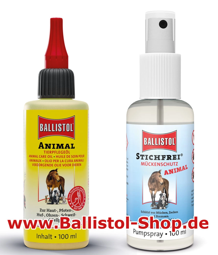Insect spray and Animal care oil 50 ml as a set