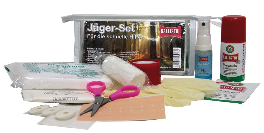 Jäger Set Verbandskasten Erste Hilfe Set Jäger Set Verbandskasten Erste Hilfe Set