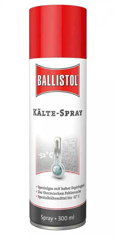 Kältespray erzeugt Temperaturen bis -52°C