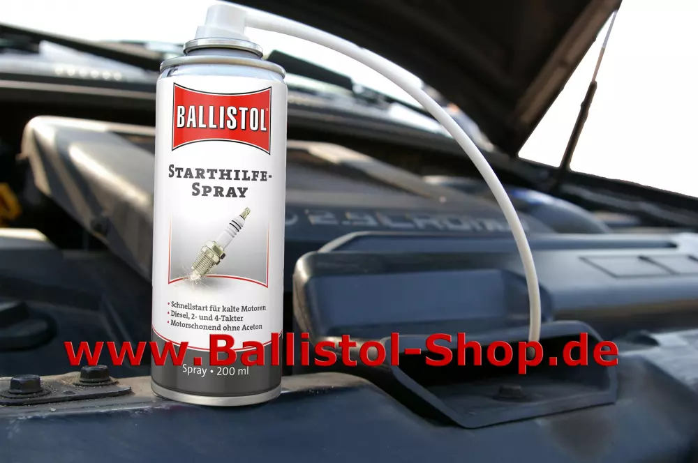 Starthilfe Spray 200 ml + Sprühlanze 60 cm