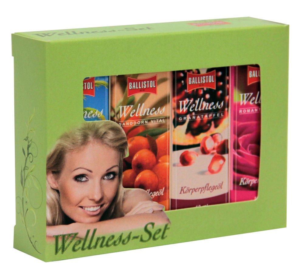 Wellness-Öl Geschenkset 4 X 10 ml Geschenkbox Wellness-Öl Geschenkset 4 X 10 ml Geschenkbox