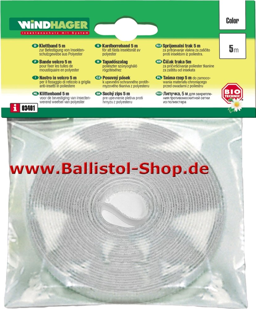 Klettband 5 Meter für Fliegengitter Klettband 5 Meter für Fliegengitter