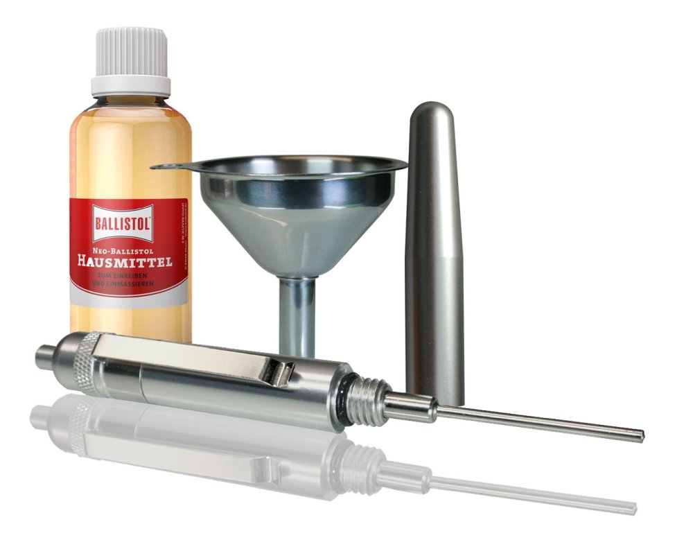 Nagelöl-Stift + Nagelöl Neo Ballistol + Trichter Nagelöl-Stift + Nagelöl Neo Ballistol + Trichter