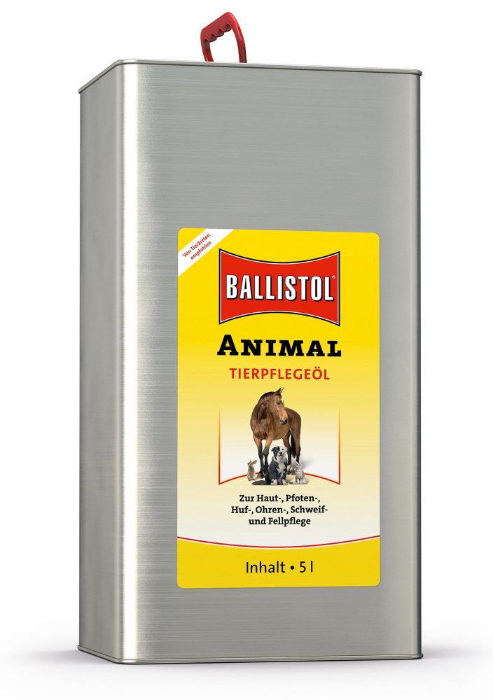 Tierpflege-Öl Ballistol Animal - sanfte Tierpflege 5 Liter Tierpflege-Öl Ballistol Animal - sanfte Tierpflege 5 Liter