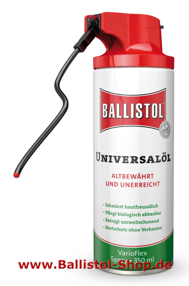 Ballistol Varioflex 350 ml Spray mit flexiblem Sprühschlauch Ballistol Varioflex 350 ml Spray mit flexiblem Sprühschlauch