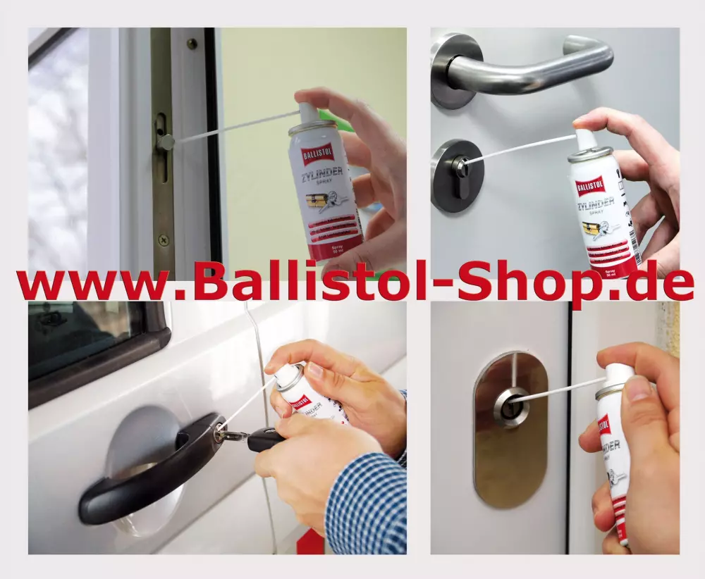 BALLISTOL Zylinder-Spray, 50ml - die Spezialpflege für Zylinder & Schlösser  bei Selva Online