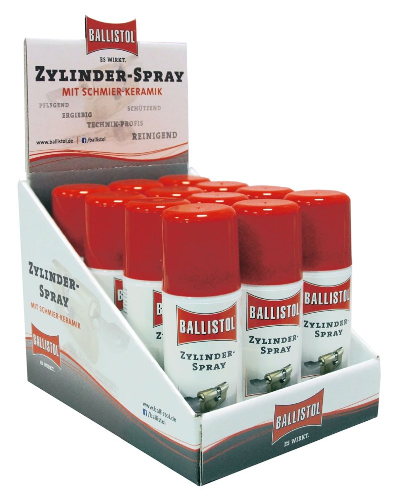 Thekendisplay Zylinderspray Thekendisplay Zylinderspray