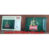 Ballistol tin sign with thermometer