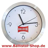 Wanduhr aus Metall mit Funksteuerung