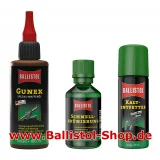 Brünierset aus 50 ml Schnellbrünierung + Gunex + Kaltentfetter