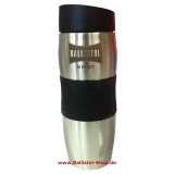 Coffee to go Becher mit Ballistol Logo - Edelstahl Trinkbecher