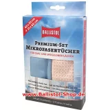 Microfiber cloth for glass set of 2