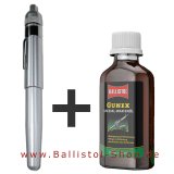 Precision Oil Pen of aluminum + Gunex oil.
