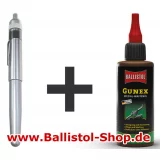 Precision Oil Pen of aluminum + Gunex oil
