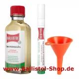 Ballistol fine point oil pen + funnel + 50 ml Ballistol Oil