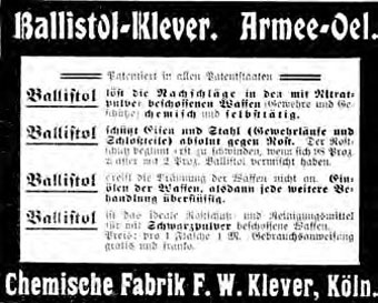 Originalanzeige von 1907