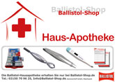 Ballistol Hausapotheke im Koffer