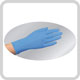 Disposable glove of nitrile