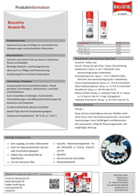 Silikonspray Produktdatenblatt